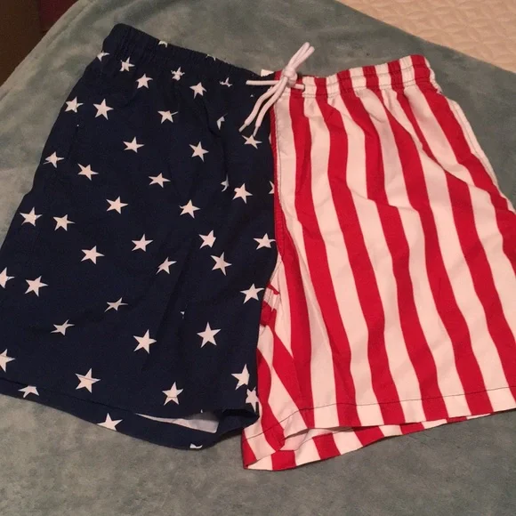 Patriotic bathing suit bundle for men - Picture 2 of 5